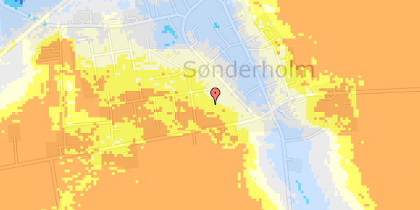 Ekstrem regn på Hr. Sørens Vej 4