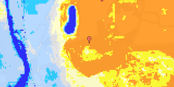 Ekstrem regn på Højens Alle 15