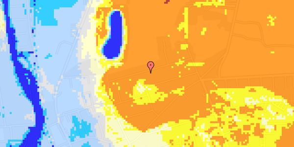 Ekstrem regn på Højens Alle 19