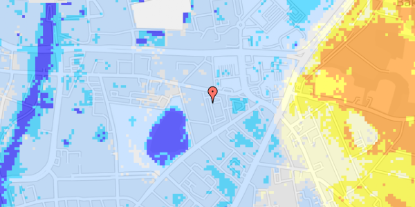 Ekstrem regn på Islandsgade 5, st. th