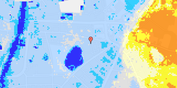 Ekstrem regn på Islandsgade 8, 2. th