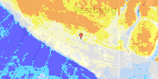 Ekstrem regn på Jørgen Steins Vej 1