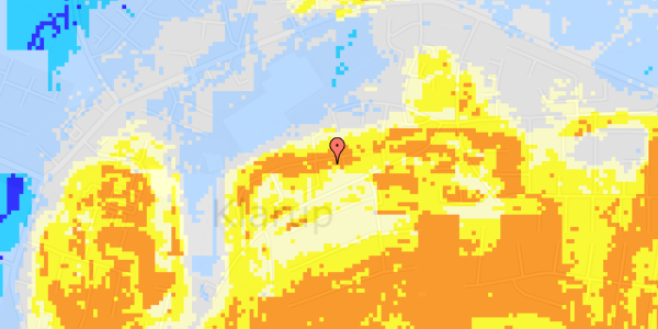 Ekstrem regn på Kirkebakken 17