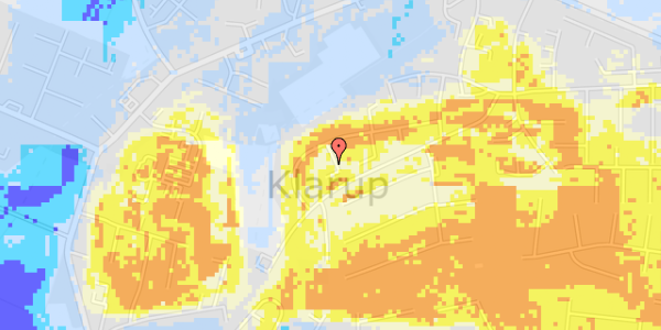 Ekstrem regn på Kirkebakken 51