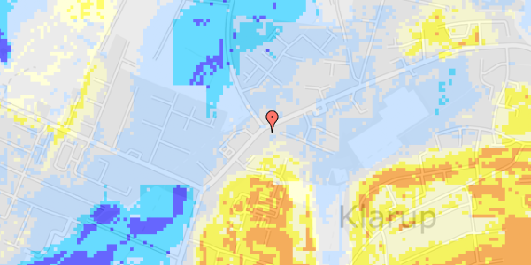 Ekstrem regn på Olymposvej 2B