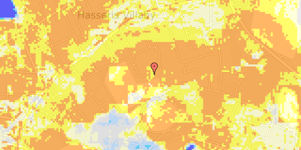 Ekstrem regn på Kong Georgs Vej 26