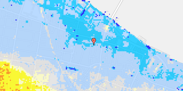 Ekstrem regn på Korsgade 28, 2. th