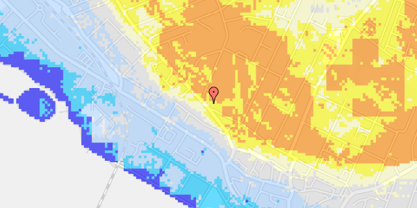 Ekstrem regn på Lindholmsvej 5, 2. th