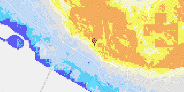 Ekstrem regn på Lindholmsvej 6, kl. 