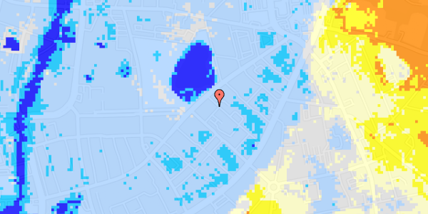 Ekstrem regn på Lollandsgade 6, 2. th