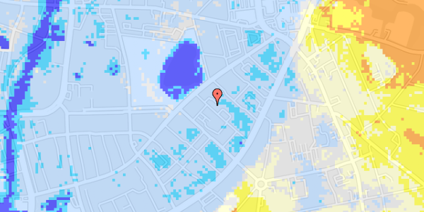 Ekstrem regn på Lollandsgade 9, st. tv