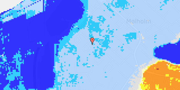 Ekstrem regn på Løvstikkevej 65