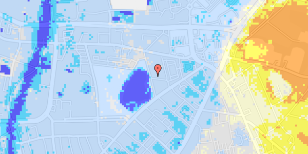 Ekstrem regn på Markusgade 1, 4. th