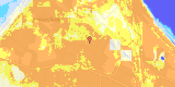 Ekstrem regn på Marstrandsvej 2A