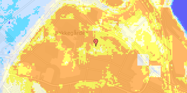 Ekstrem regn på Martinus Rørbyes Vej 22