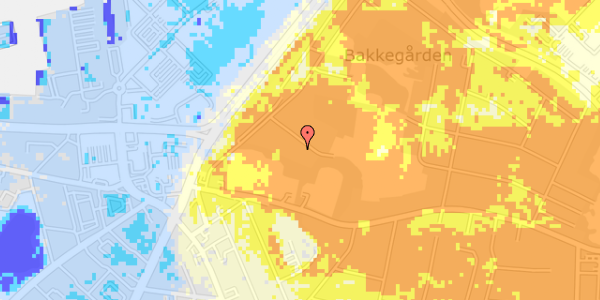 Ekstrem regn på Michael Anchers Vej 10