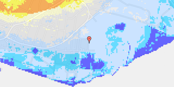 Ekstrem regn på Mølndalsvej 10, 2. th