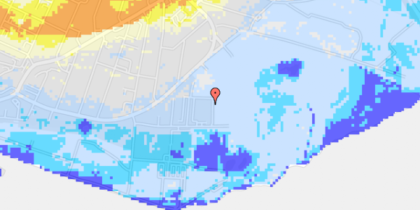 Ekstrem regn på Mølndalsvej 12, st. th