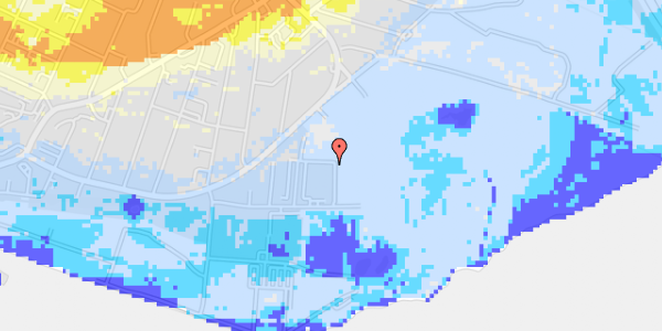 Ekstrem regn på Mølndalsvej 14, 2. th