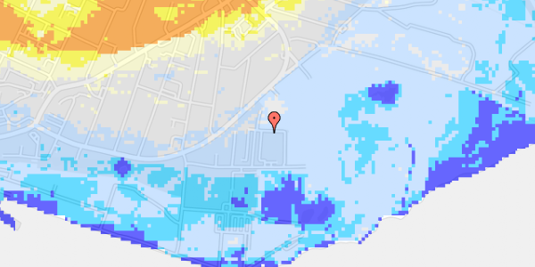 Ekstrem regn på Mølndalsvej 20, 1. th