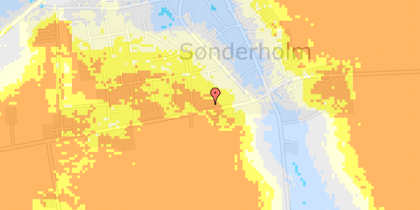 Ekstrem regn på Nibevej 534