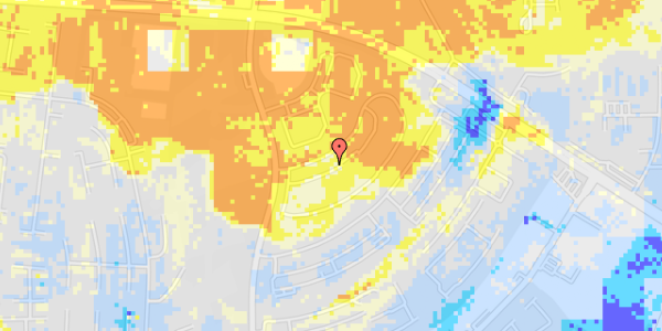 Ekstrem regn på Næssundvej 23