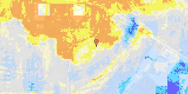 Ekstrem regn på Næssundvej 36