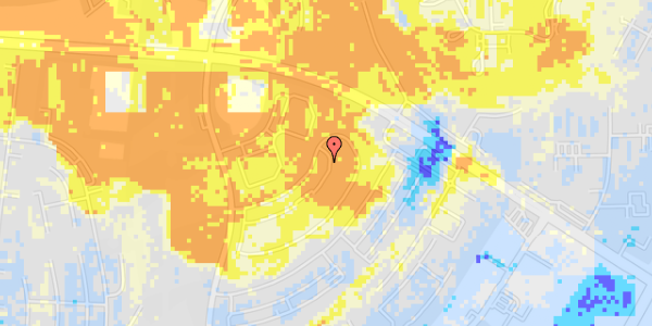 Ekstrem regn på Næssundvej 65