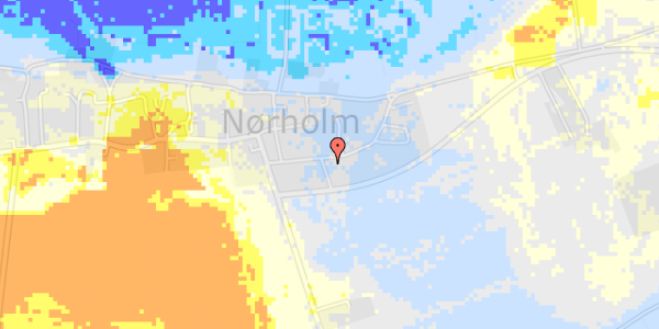 Ekstrem regn på Nørholm Villavej 12
