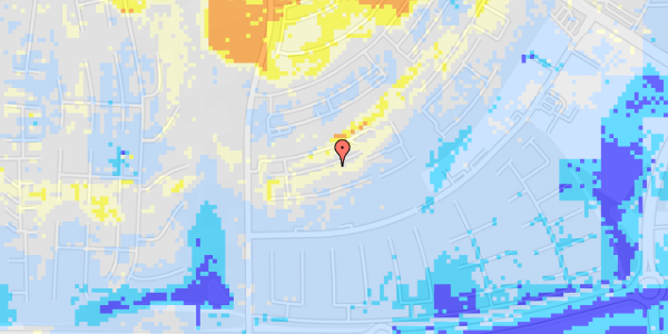 Ekstrem regn på Oddesundvej 48