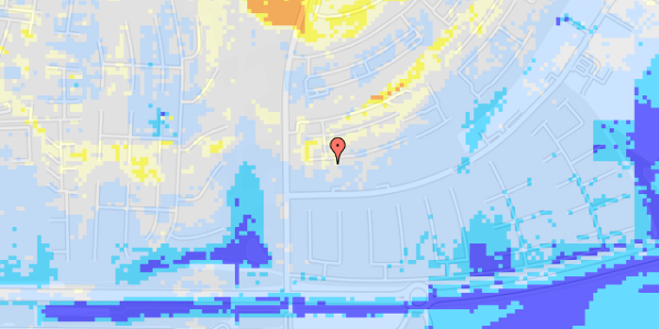 Ekstrem regn på Oddesundvej 177