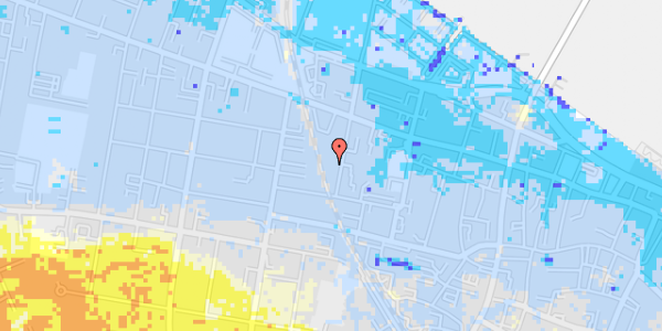 Ekstrem regn på Poul Paghs Gade 9A, 1. th