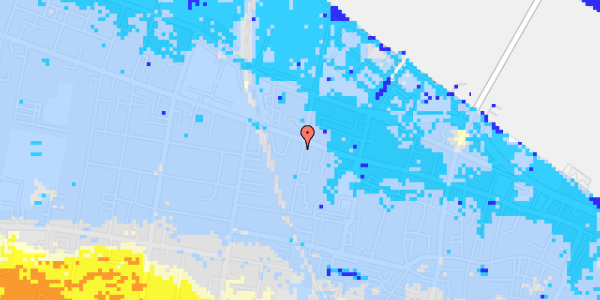 Ekstrem regn på Poul Paghs Gade 23, 3. th