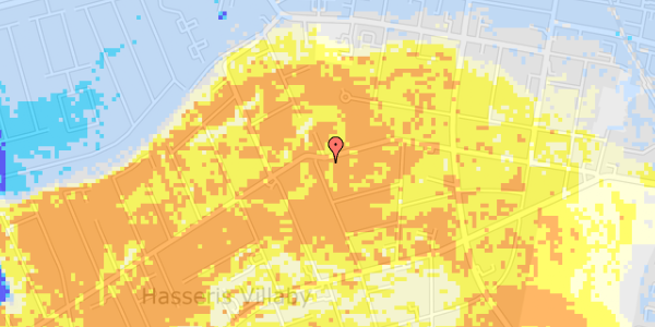 Ekstrem regn på Rafns Alle 13