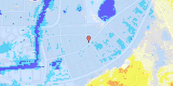 Ekstrem regn på Samsøgade 20, 4. th