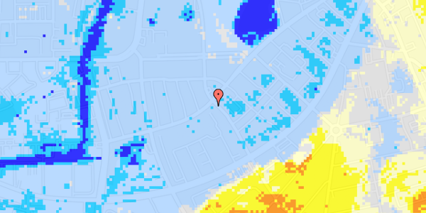 Ekstrem regn på Samsøgade 22, st. 