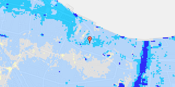 Ekstrem regn på Slotsgade 25, 1. 105