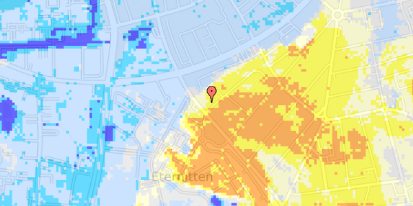 Ekstrem regn på Sohngårdsholmsvej 7A