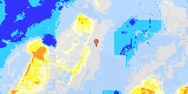 Ekstrem regn på Spergelvej 35