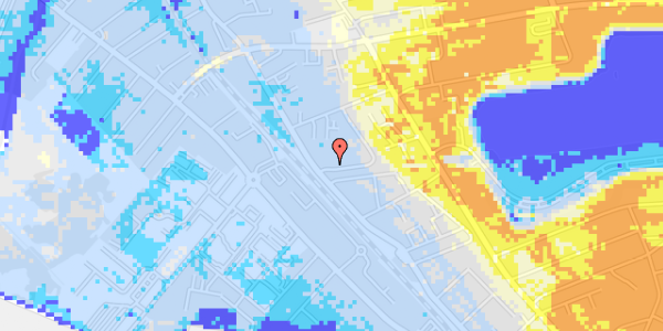 Ekstrem regn på Stationsvej 59, 1. th