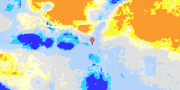 Ekstrem regn på Store Tingbakke 14