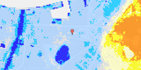 Ekstrem regn på Stormgade 4, 2. th