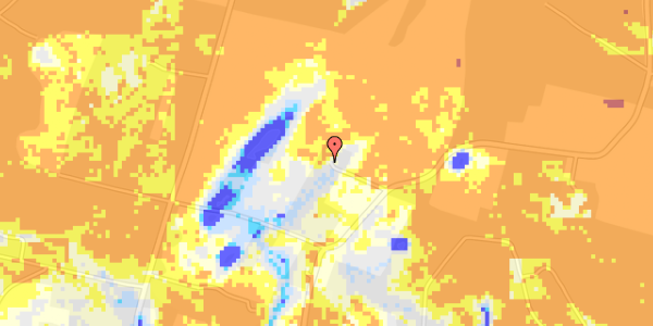 Ekstrem regn på Støvring Hedevej 20