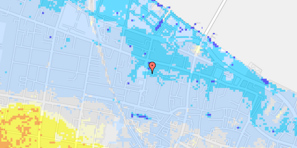 Ekstrem regn på Svendsgade 24, 1. th