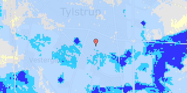 Ekstrem regn på Sølvpoppelvej 7