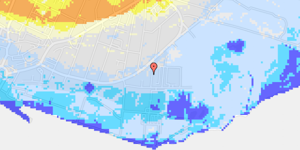 Ekstrem regn på Teisensvej 6, 1. th