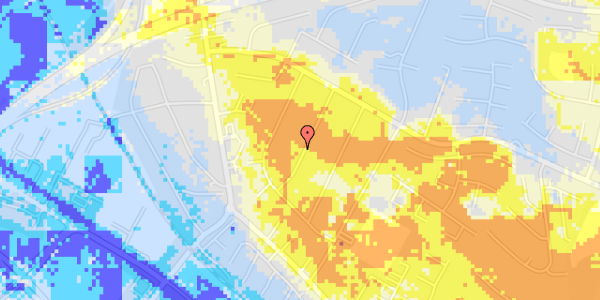 Ekstrem regn på Tinglykke 16