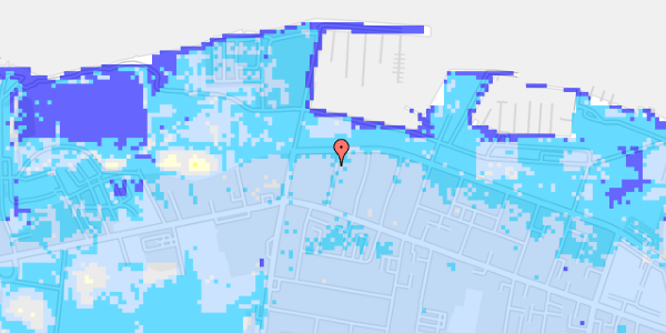 Ekstrem regn på Tordenskjoldsgade 11, 3. th