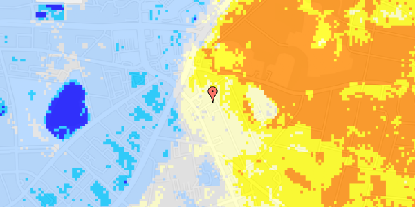 Ekstrem regn på Tornstedsgade 5, kl. 