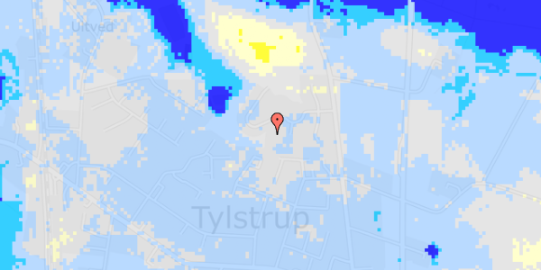 Ekstrem regn på Tylstrupparken 45